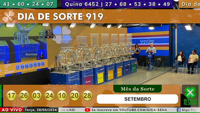 Resultado da Dia de Sorte 919