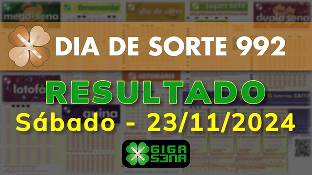 Resultado da Dia de Sorte 992