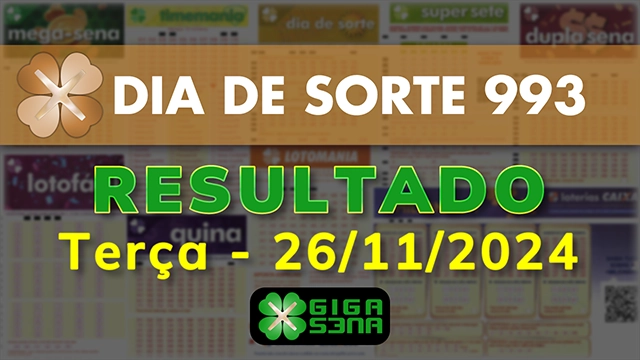 Resultado da Dia de Sorte 993