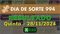 Resultado da Dia de Sorte 994