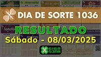 Resultado da Dia de Sorte 1036