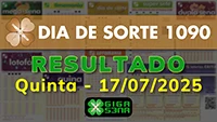 Resultado da Dia de Sorte 1090