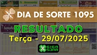 Resultado da Dia de Sorte 1095