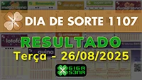 Resultado da Dia de Sorte 1107
