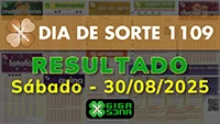 Resultado da Dia de Sorte 1109