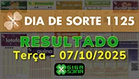 Resultado da Dia de Sorte 1125
