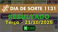 Resultado da Dia de Sorte 1131