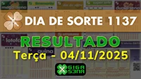 Resultado da Dia de Sorte 1137
