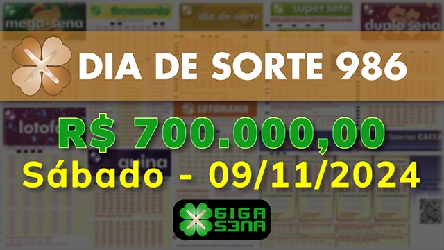 Sorteio da Dia de Sorte 986