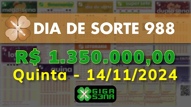 Sorteio da Dia de Sorte 988