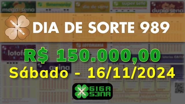 Sorteio da Dia de Sorte 989