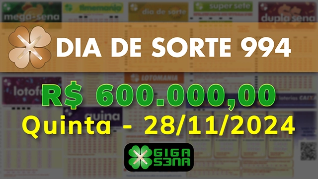 Sorteio da Dia de Sorte 994