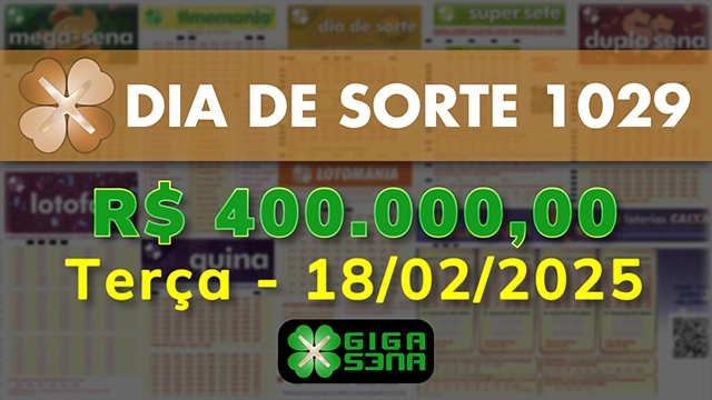 Sorteio da Dia de Sorte 1029