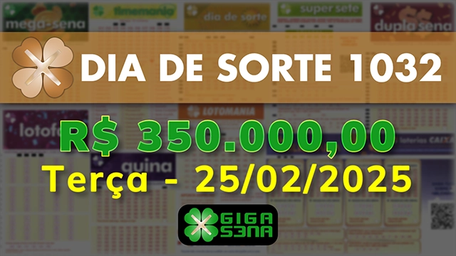 Sorteio da Dia de Sorte 1032