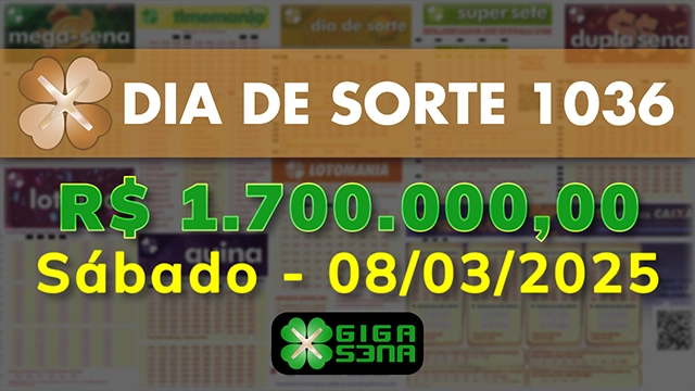Sorteio da Dia de Sorte 1036