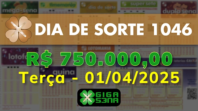 Sorteio da Dia de Sorte 1046