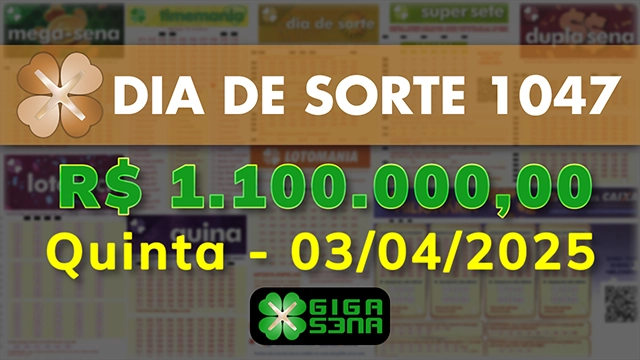 Sorteio da Dia de Sorte 1047