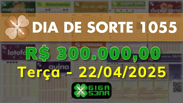 Sorteio da Dia de Sorte 1055