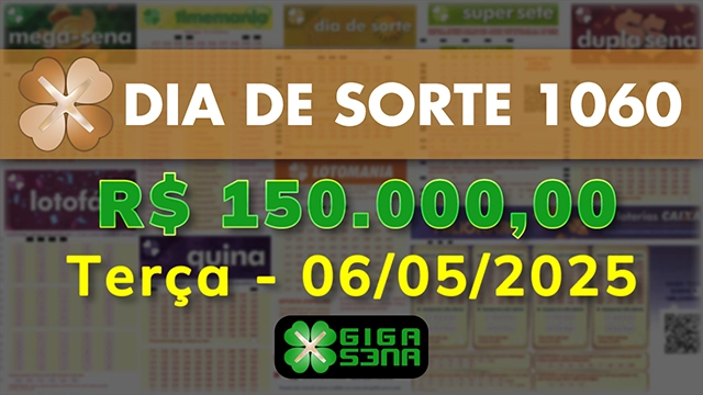 Sorteio da Dia de Sorte 1060
