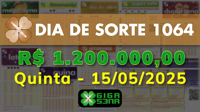 Sorteio da Dia de Sorte 1064