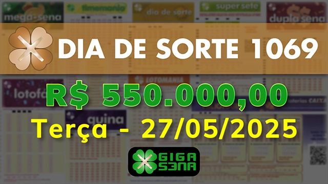 Sorteio da Dia de Sorte 1069