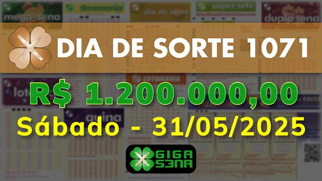 Sorteio da Dia de Sorte 1071