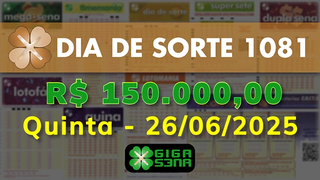 Sorteio da Dia de Sorte 1081