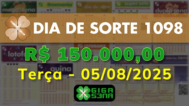 Sorteio da Dia de Sorte 1098