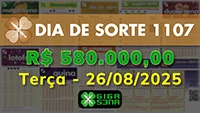 Sorteio da Dia de Sorte 1107