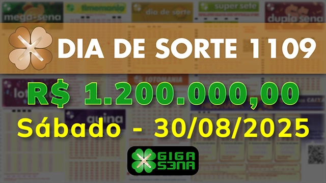 Sorteio da Dia de Sorte 1109
