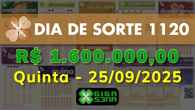 Sorteio da Dia de Sorte 1120