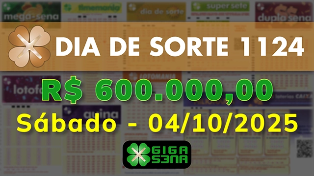 Sorteio da Dia de Sorte 1124