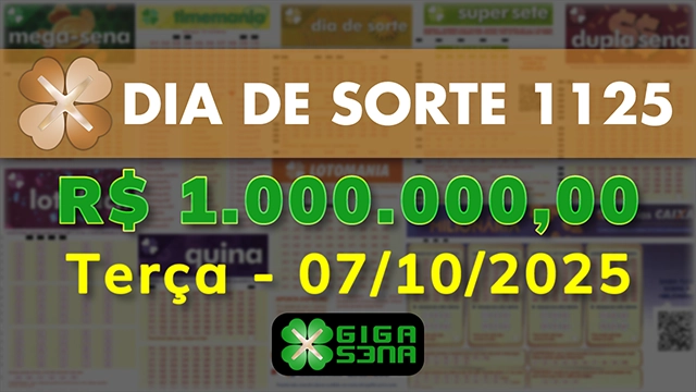Sorteio da Dia de Sorte 1125