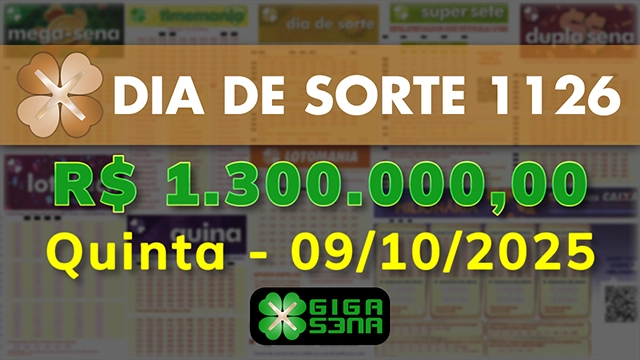 Sorteio da Dia de Sorte 1126