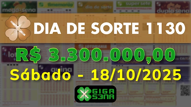 Sorteio da Dia de Sorte 1130