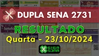 Resultado da Dupla Sena 2731