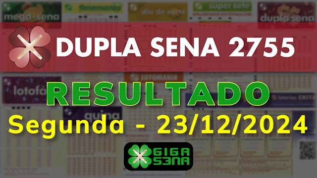 Resultado da Dupla Sena 2755