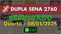 Resultado da Dupla Sena 2760