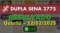 Resultado da Dupla Sena 2775