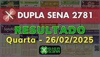 Resultado da Dupla Sena 2781