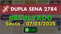 Resultado da Dupla Sena 2784