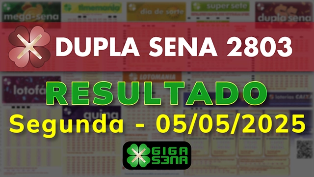 Resultado da Dupla Sena 2803