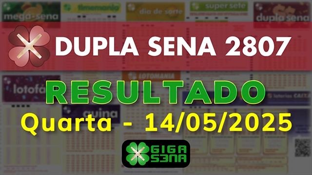 Resultado da Dupla Sena 2807