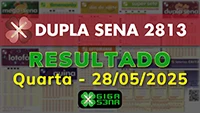 Resultado da Dupla Sena 2813
