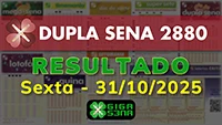 Resultado da Dupla Sena 2880