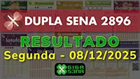 Resultado da Dupla Sena 2896