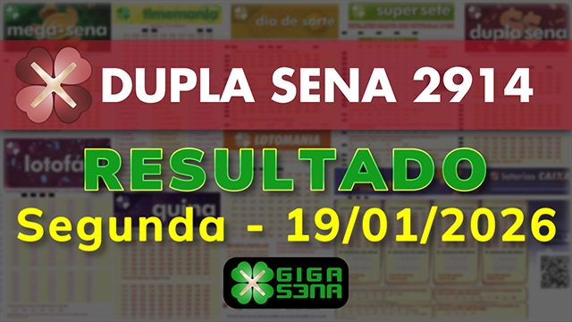 Resultado da Dupla Sena 2914
