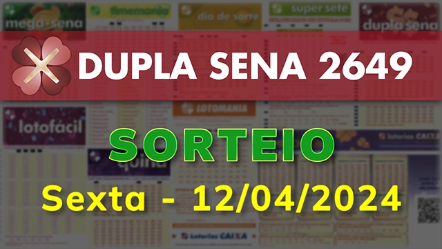 Sorteio da Dupla Sena 2649
