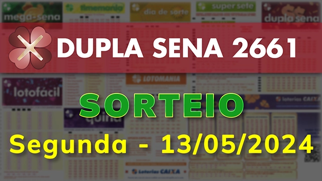Sorteio da Dupla Sena 2661