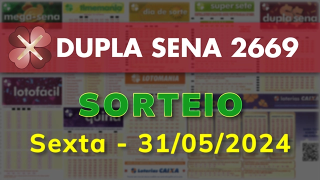 Sorteio da Dupla Sena 2669
